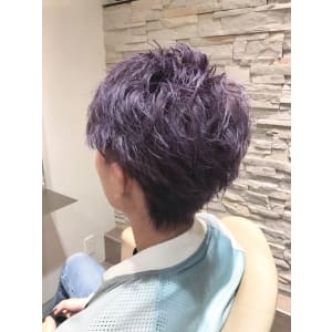 ダブルカラーで作る鮮やかな”ラベンダーグレージュ”☆