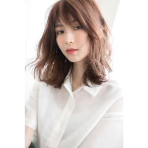 【Luana　難波】大人ナチュラルピンクブラウンベージュ