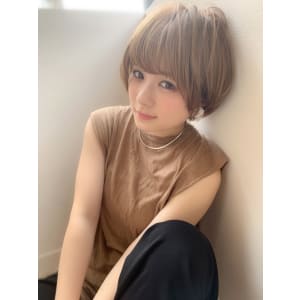 【山田】ひし形愛され夏ショート小顔丸みショートy36