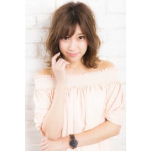 柔らか切りっぱなしボブ