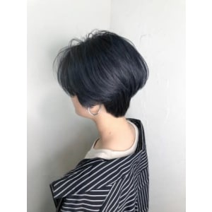 【reir下北沢】*エッジショート+デニムカラー+ネイビー*