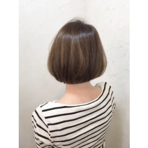 【reir下北沢】*丸みショートボブ+ソフトベージュ*