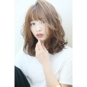 【重山祐亮】ナチュラルミックスカールセミディ♪S84