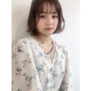 ミニボブ小顔ゆるふわ