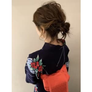 【neolive aim  横浜西口】浴衣ヘアアレンジ