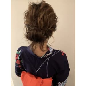 【neolive aim  横浜西口】浴衣着付けヘアアレンジ
