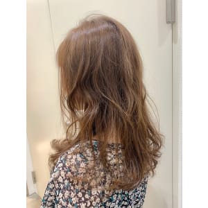 ブリーチなしのハイトーンベージュ