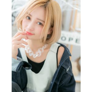 外国人風カラー★印象やわらかAラインボブ ボリュームカール - mod's hair 越谷西口店【モッズヘア】【モッズヘア コシガヤニシグチテン】掲載中