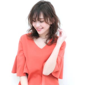 大人カジュアル無造作カール