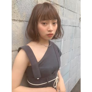 【山田】アフロート イルミナカラー無造作ふわミディy39