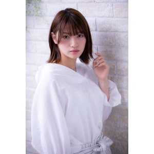 フェミニンストレート×ニュアンスカール