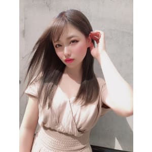 王道ナチュラル ロングスタイル さら髪ストレート