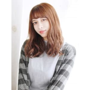 Aラインのミックスカールスタイル - hair make nalu 荻窪西口 すずらん通り店【ヘアメイク ナル オギクボニシグチテン スズランドオリテン】掲載中