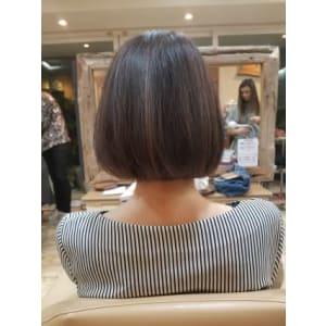 ロング→ボブ　ストレッチトリートメント