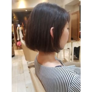 ロング→ボブ　ストレッチトリートメント