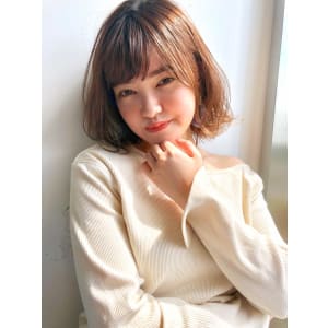 カジュアルでフェミニン　愛されボブ【N-193】