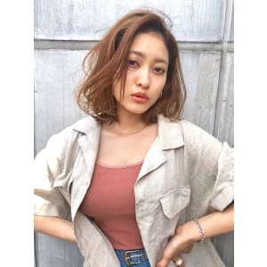 柔らかいシルエット 大人Aラインボブ【N-195】
