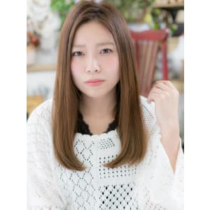 大人かわいいセンターパート美髪ストレート　モテロング - COVER HAIR bliss 戸田公園西口店【カバーヘアブリス トダコウエンニシグチテン】掲載中