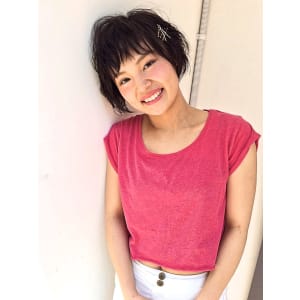 小顔ふわくしゃマッシュ