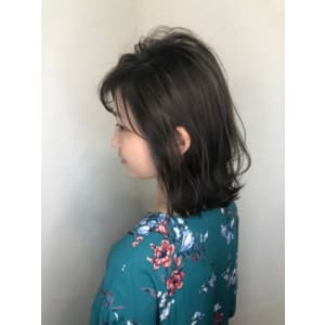 【reir下北沢】*くびれボブディ+ハイライトミントベージュ