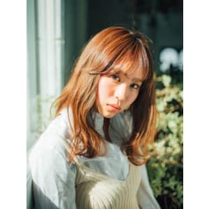 ゆるさがかわいい重ためセミロング
