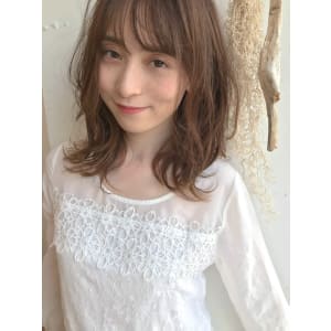 ゆるふわ外ハネミディ【T19】