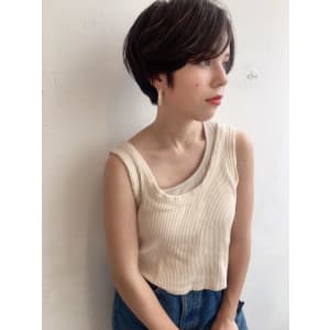 「鎌倉彩」大人小顔ひし形ショートボブ15