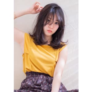 夏髪シースルーバングミディ :o303