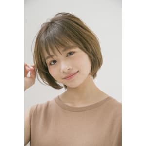 王道ひし形ショートボブ