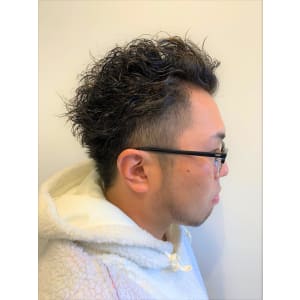 ツーブロック＆ツイストスパイラル