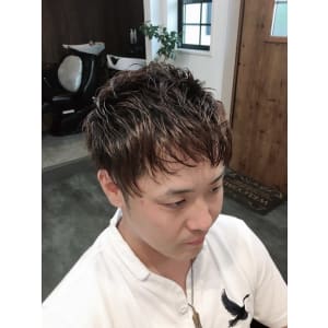メンズツーブロックショート - Hair salon  RAIN【ヘアサロン レイン】掲載中