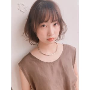 シースルーバング 　ツヤボブ【y－４９２】