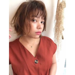 つやベージュショートボブ【T22】