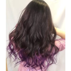 gradation violet 