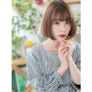 大人モード小顔クールな前下がりボブ キュートボブ - COVER HAIR bliss 北浦和西口店【カバー ヘア ブリス】【カバー ヘア ブリス キタウラワニシグチテン】掲載中