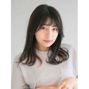 ナチュラルストレートセミディ