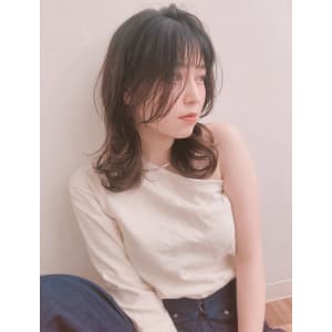 外ハネが可愛い レイヤーミディ【y－４９９】