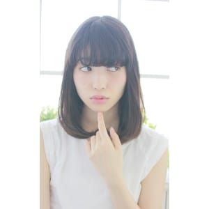 清潔感・上品セミロング【堅田】