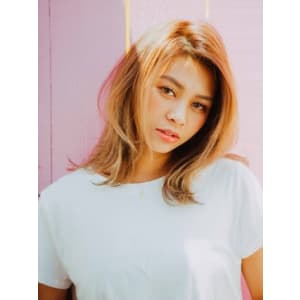 ハイトーンかきあげスタイル - Hair.& Spa Ingrove 千葉ニュータウン店【イングローブ】掲載中