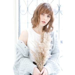 フレンチバレイヤージュ☆ミルキーウェーブボブ 恵比寿