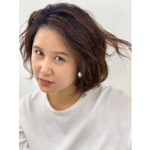 抜け感ウェーブスタイル