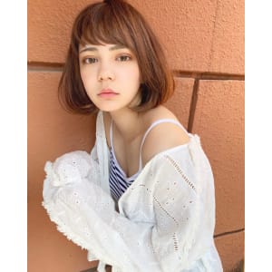丸み可愛いシンプルボブ【k301】