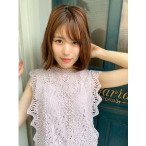 添田】大人かわいい束感ボブディ くびれミディ