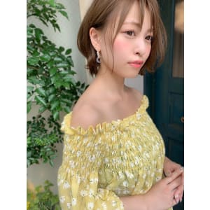 添田】小顔になる顔まわりのカット 束感センシュアルショート