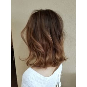 ボブ×バレイヤージュ