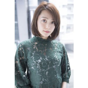 大人つやつやボブスタイル　by鬼頭