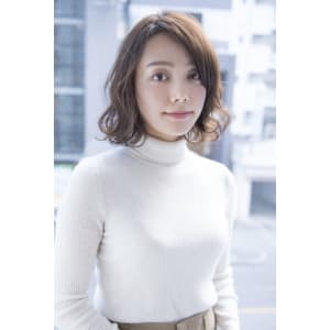 大人ボブカールスタイル　by鬼頭