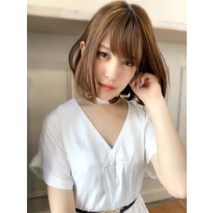 添田】自然なストレート立体感小顔カットボブディ