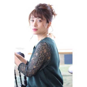 お呼ばれヘアレンジ☆お団子