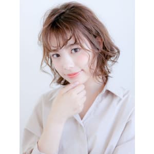 朝のお手入れラクチン肩上ボブ